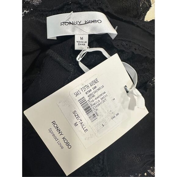 Ronny Kobo Nalla Lace Silk Maxi Dress Size M $548 - Picture 11 of 11